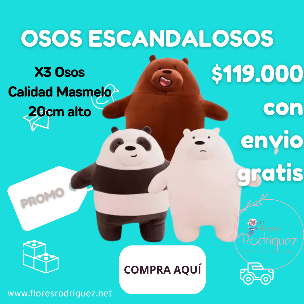 Osos Escandalosos x 3