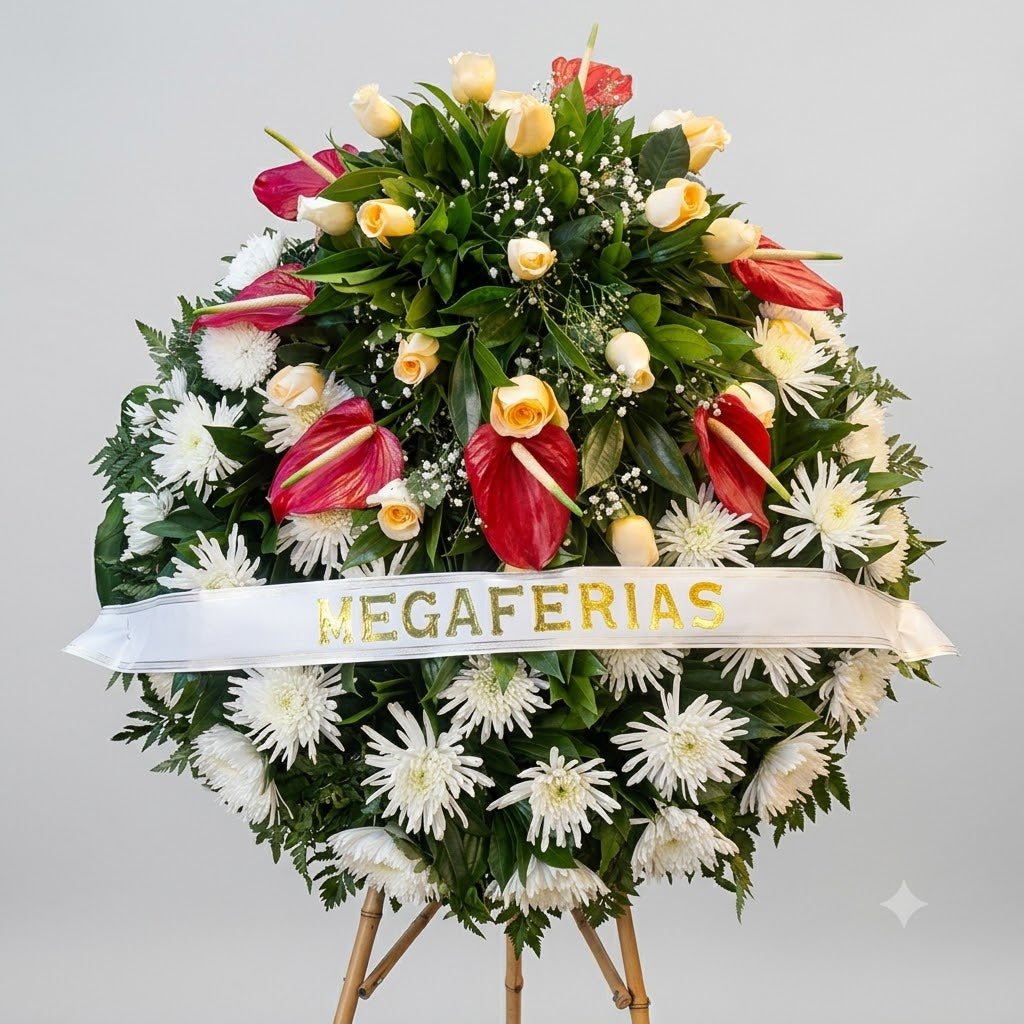 Corona Arreglo Fúnebre Tributo | Domicilio en Bogotá