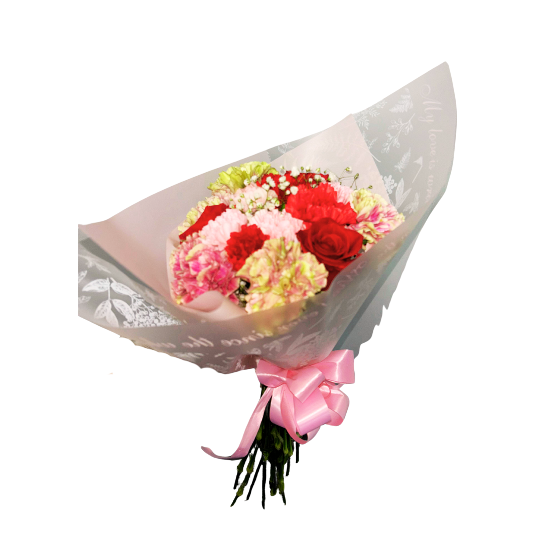 Bouquet de Claveles y Rosas