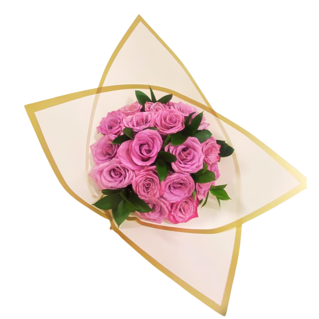 Ramo Grande de Rosas Lila – Elegancia y Encanto en Tono Pastel