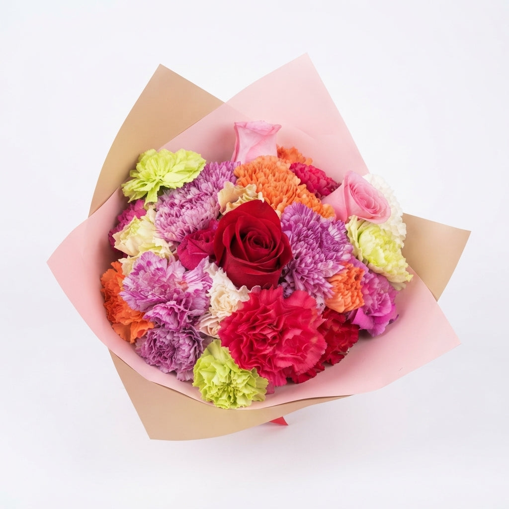 Bouquet de Claveles y Rosas Bogotá a Domicilio