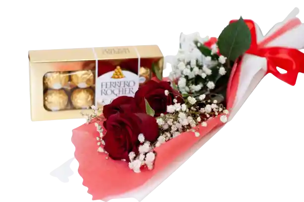 Rosas Y Chocolates Amor Único a Domicilio