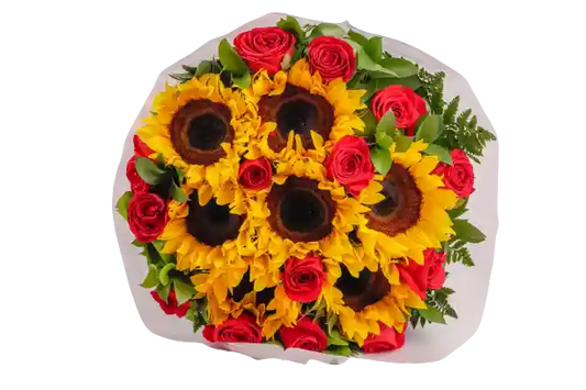 Girasoles, Rosas Rojas Celebremos Esta Ocasión a Domicilio