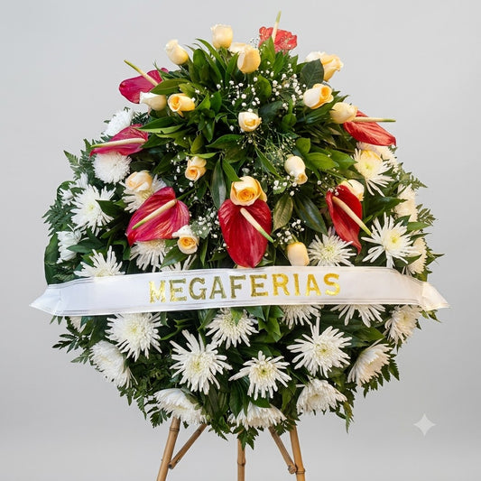 Corona Arreglo Fúnebre Tributo | Domicilio en Bogotá