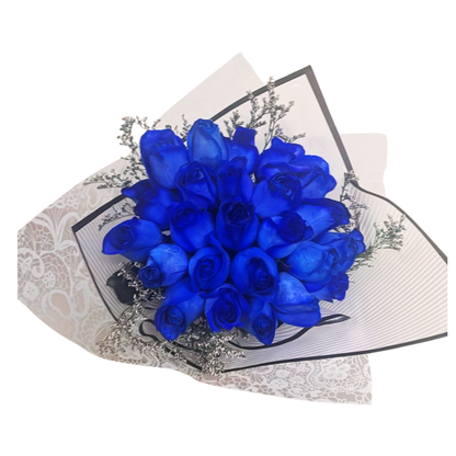 Ramo de 24 Rosas Azules Espectacular p