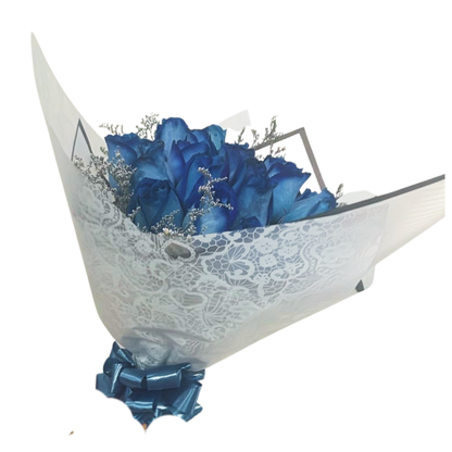 Ramo de 24 Rosas Azules Espectacular p