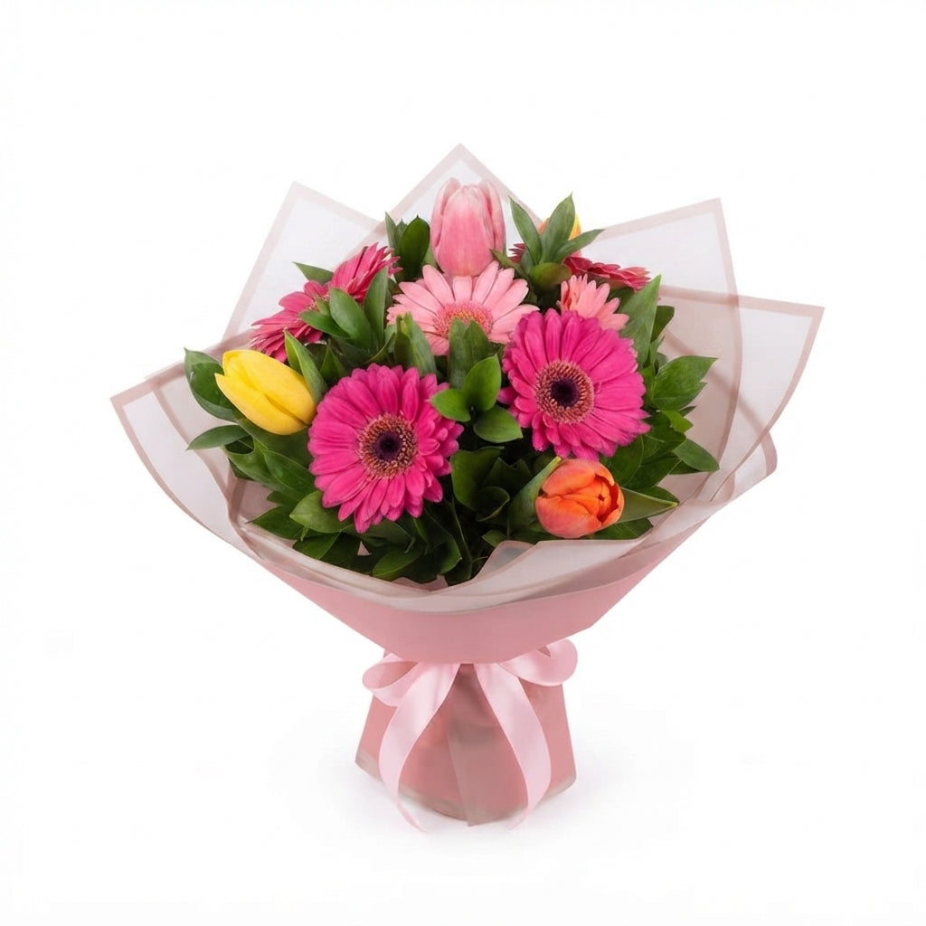 Ramo de Gerberas y Tulipanes Bogotá