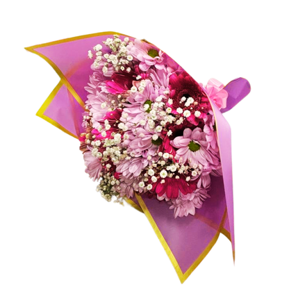 Ramo de Margaritas Moradas y Lila para Bogotá