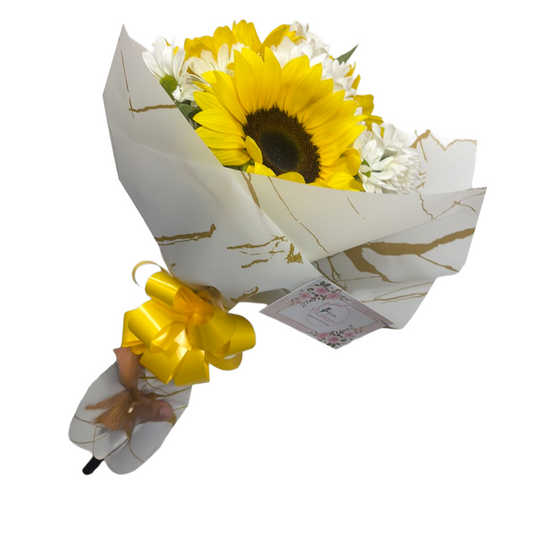 Ramo de Girasoles con decoración y Moño
